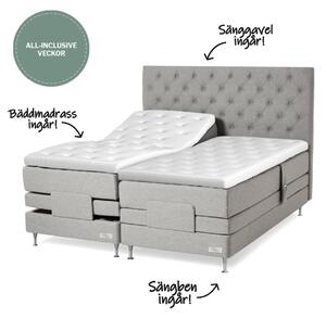 Nordic Beds Åhus 1004 Ställbar Säng ALL-INCLUSIVE Paket