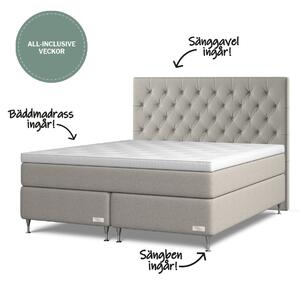 Nordic Beds Åhus 1005 Kontinentalsäng ALL-INCLUSIVE Paket
