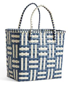 HAY - Maxim Bag L Blue / Sand - Bertjan Pot - Svart,Gul