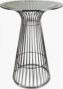 Dubai barbord Ø75 cm - Krom