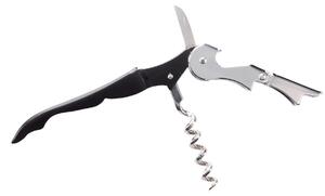PULSIVA Vinöppnare Basic; 12.2x1.3x3 cm (LxBxH); Svart/Silverfärg; 2 Styck / Förpackning