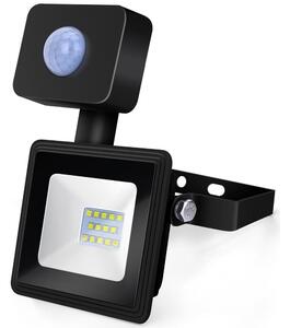 Aigostar - LED strålkastare med sensor LED/10W/230V 6400K IP65 svart