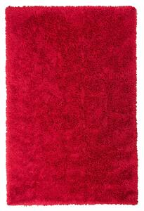 Trasmatta Röd Polyester Rektangulär 140 x 200 cm Beliani