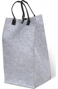Ljusgrå tvättkorg höjd 75 cm