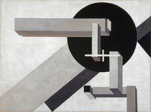 Lissitzky, Eliezer (El) Markowich - Konsttryck Proun 1 D, 1919, (40 x 30 cm)