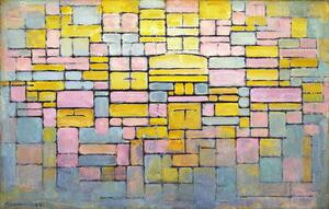 Mondrian, Piet - Konsttryck Tableau no. 2 / Composition no. V, 1914, (40 x 24.6 cm)