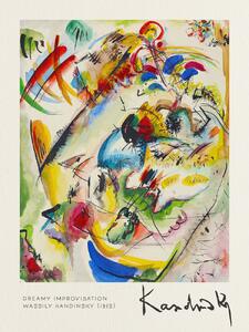 Konsttryck Dreamy Improvisation - Wassily Kandinsky, (30 x 40 cm)