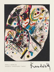Konsttryck Small Worlds - Wassily Kandinsky, (30 x 40 cm)