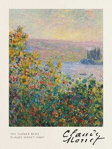 Konsttryck The Flower Beds - Claude Monet, (30 x 40 cm)