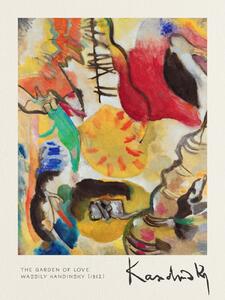 Konsttryck The Garden of Love - Wassily Kandinsky, (30 x 40 cm)
