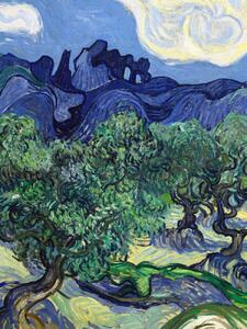 Konsttryck The Olive Trees (Portrait Edition) - Vincent van Gogh, (30 x 40 cm)