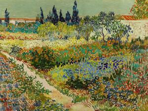 Konsttryck Garden at Arles - Vincent van Gogh, (40 x 30 cm)