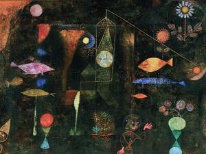 Konsttryck Fish Magic - Paul Klee, (40 x 30 cm)