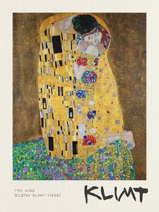 Konsttryck The Kiss - Gustav Klimt, (30 x 40 cm)