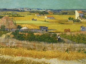 Konsttryck The Harvest (Vintage Autumn Landscape) - Vincent van Gogh, (40 x 30 cm)