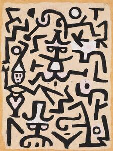 Konsttryck The Comedians Handbill - Paul Klee, (30 x 40 cm)