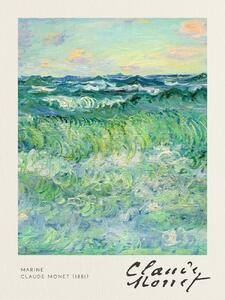 Konsttryck Marine - Claude Monet, (30 x 40 cm)