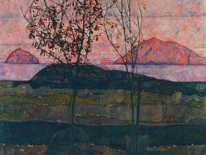 Bildreproduktion Setting Sun (Distressed Sunset) - Egon Schiele, (40 x 30 cm)