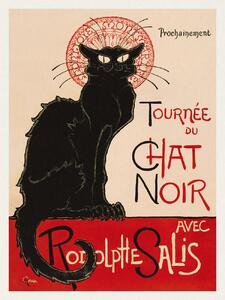Konsttryck Tournée Du Chat Noir (The Black Cat) - Théophile Steinlen, (30 x 40 cm)