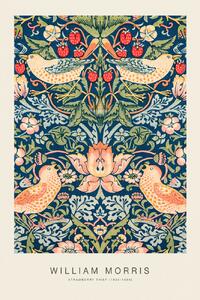 Konsttryck Strawberry Thief (Special Edition Classic Vintage Pattern) - William Morris, (26.7 x 40 cm)