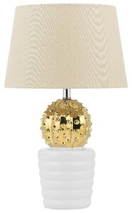 Bordslampa med Unik Lampfot Dekorativ Beliani