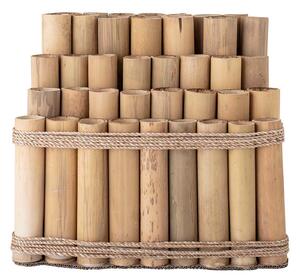 BLOOMINGVILLE Koco dekoration, rektangulär - naturlig bambu och sisal tuber