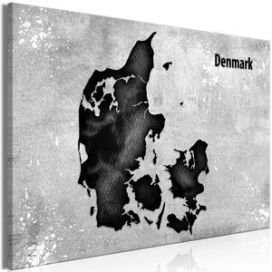 ARTGEIST Danmarkskarta Bild - Scandinavian Beauty