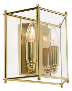 Konsthantverk Glimminge 4711 vägglampa mattmässing 225x225