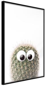 ARTGEIST PLAKAT - Funny Cactus II Guld med passepartout