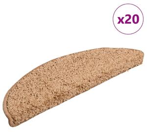 Trappmattor 20 st beige 56x17x3 cm