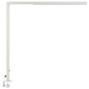 Skrivbordslampa LED Silver Metall 120 cm Aluminium med Klämma Dimmerljus Kontor Modern Minimalistisk Design Beliani
