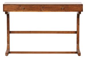 BEPUREHOME Insamlingsbord, w. 2 lådor - brunt akaciaträ