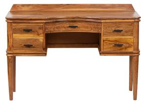 BEPUREHOME Collection sminkbord, w. 5 lådor - brunt akaciaträ och MDF