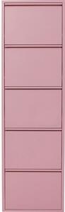 KARE DESIGN Caruso 5 skoskåp, w. 5 dörrar - rosa stål