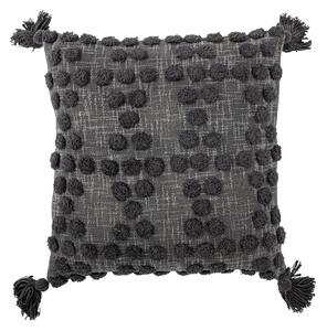 BLOOMINGVILLE Adiva kudde, grå, bomull, W: 45 cm, L: 45 cm