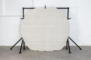 JULANA Rund Matta 200 cm - Ljusbeige