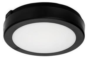 LED taklampa för badrum med sensor NAIROS LED/12W/230V IP65 svart + +Fjärrkontrol