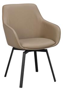 ALISON Karmstol Snurr Beige/Svart