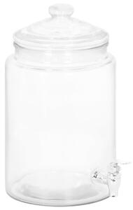 Glasbehållare med tappkran 5800 ml glas