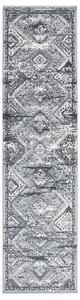 Gångmatta grå orientalisk BCF 80x300 cm