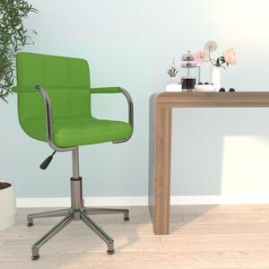 Snurrbar kontorsstol grön konstläder
