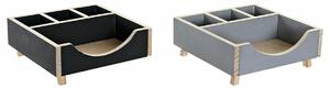Organiserare DKD Home Decor Skrivbord Trä (18 x 18 x 7 cm) (2 pcs)