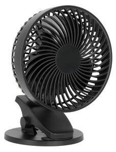 Uppladdningsbar bord fläkt med klämma VIENTO 6W/5V 2000 mAh svart