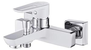 Cersanit S951-008 - Kran till badkar MILLE vit/skinande krom