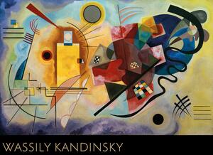 Konsttryck Gult, Rött, Blått, Wassily Kandinsky