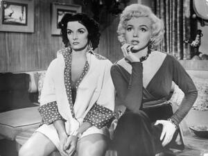 Fotografi Jane Russell And Marilyn Monroe In, Archive Photos