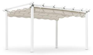 Pergola Hillerstorp Skanör 300 x 400 cm Vit/Sand - Vit/Sand