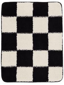 Luca Chess badrumsmatta - Svart / Off white 50x67