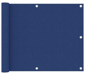 Balkongskärm blå 75x400 cm oxfordtyg