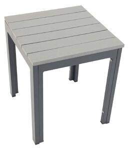 VENTURE DESIGN fyrkantigt Parma sidobord utomhus - grått, svart aluminium